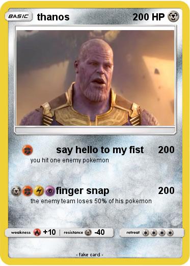 Pokemon thanos