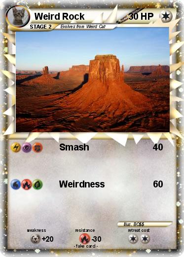 Pokemon Weird Rock