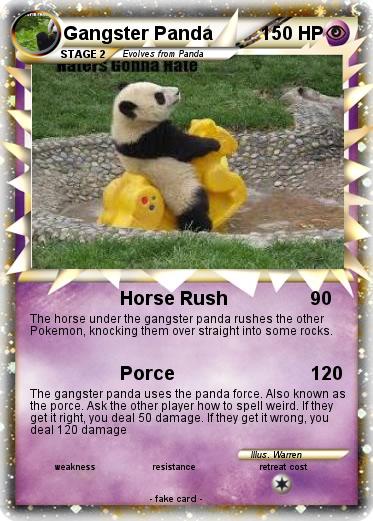 Pokemon Gangster Panda