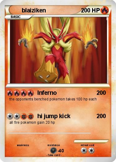 Pokemon blaiziken