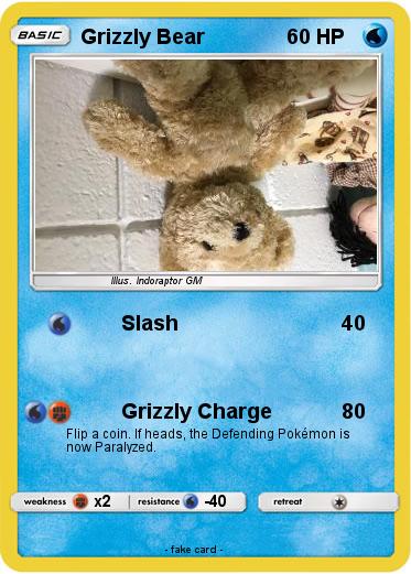 Pokemon Grizzly Bear
