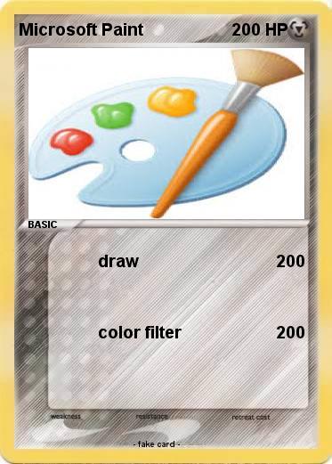 Pokemon Microsoft Paint