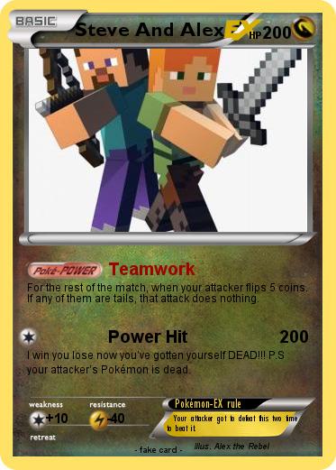 Pokemon Steve And Alex