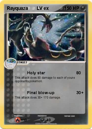 Pokemon Rayquaza       LV ex