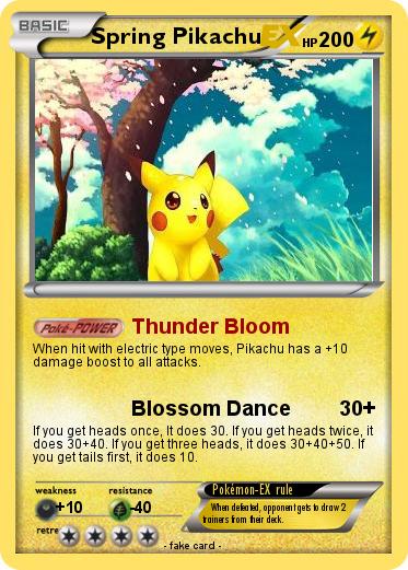 Pokemon Spring Pikachu