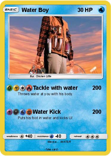 Pokemon Water Boy