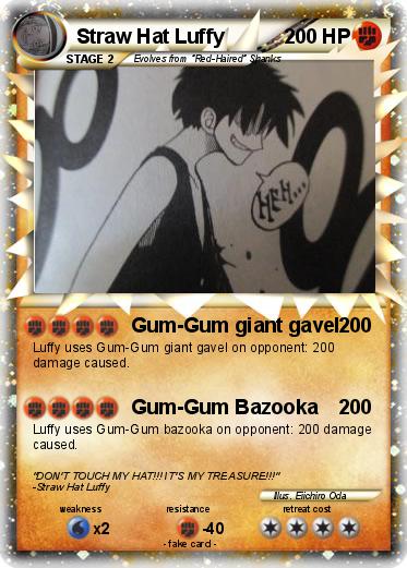 Pokemon Straw Hat Luffy