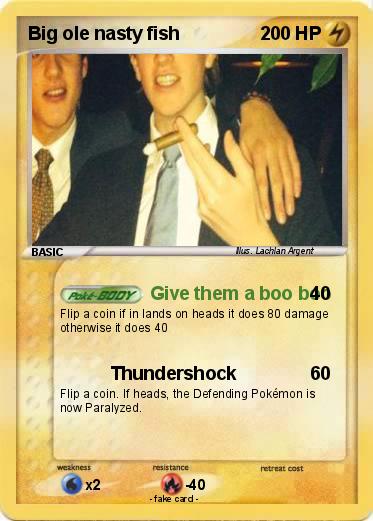 Pokemon Big ole nasty fish