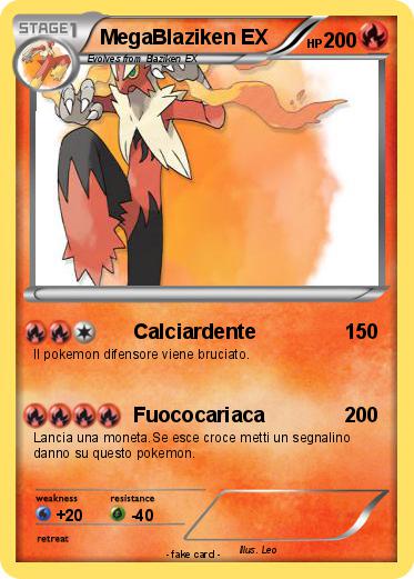 Pokemon MegaBlaziken EX