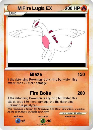 Pokemon M Fire Lugia EX