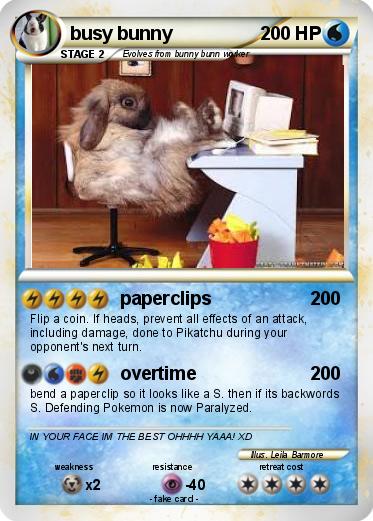 Pokemon busy bunny