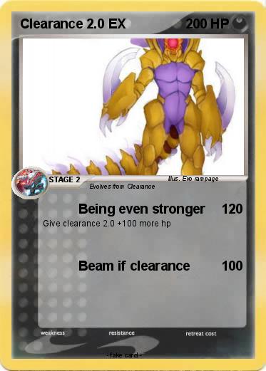 Pokemon Clearance 2.0 EX
