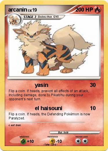 Pokemon arcanin