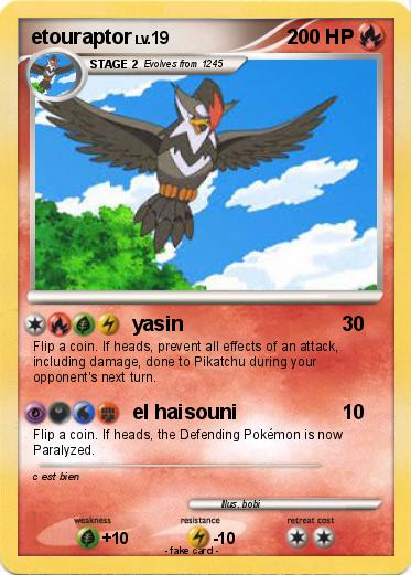 Pokemon etouraptor