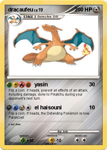Pokemon dracaufeu