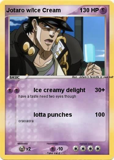 Pokemon Jotaro w/Ice Cream