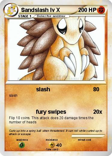 Pokemon Sandslash lv X