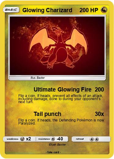 Pokemon Glowing Charizard
