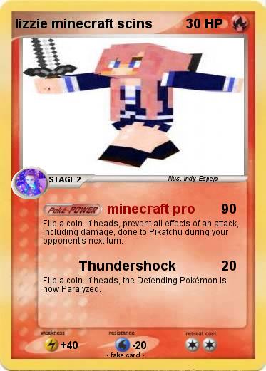Pokemon lizzie minecraft scins