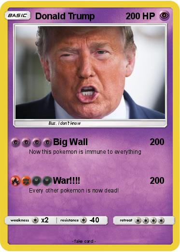 Pokemon Donald Trump