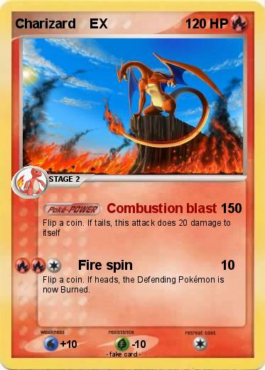Pokemon Charizard    EX