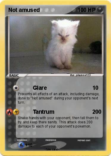 Pokemon Not amused