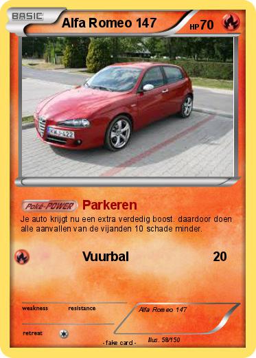 Pokemon Alfa Romeo 147