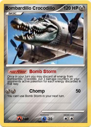 Pokemon Bombardillo Crocodillo