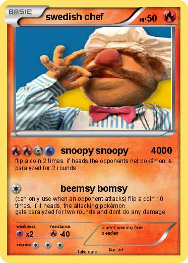 Pokemon swedish chef