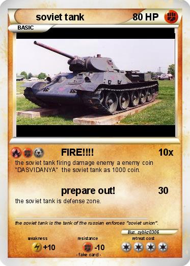 Pokemon soviet tank
