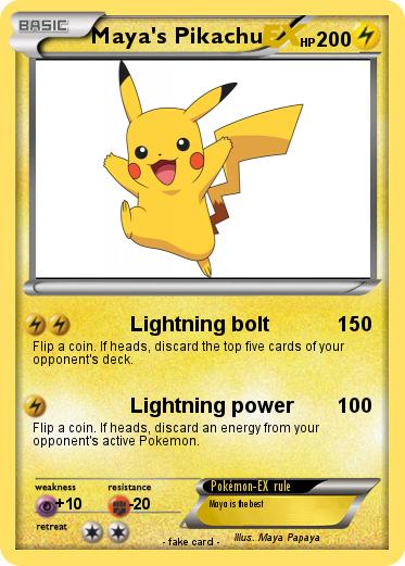 Pokemon Maya's Pikachu