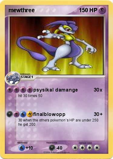 Pokemon mewthree