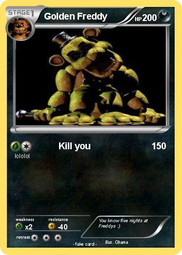 Pokemon Golden Freddy