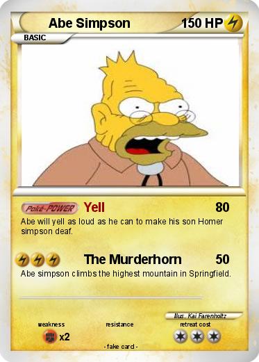 Pokemon Abe Simpson