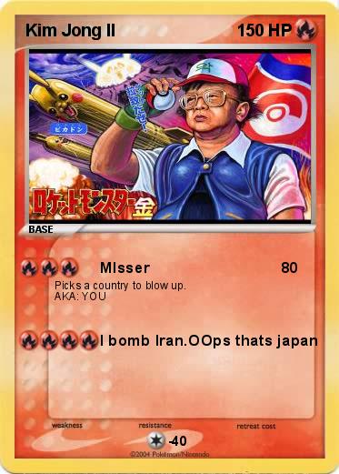 Pokemon Kim Jong II    