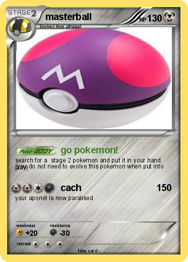 Pokemon masterball