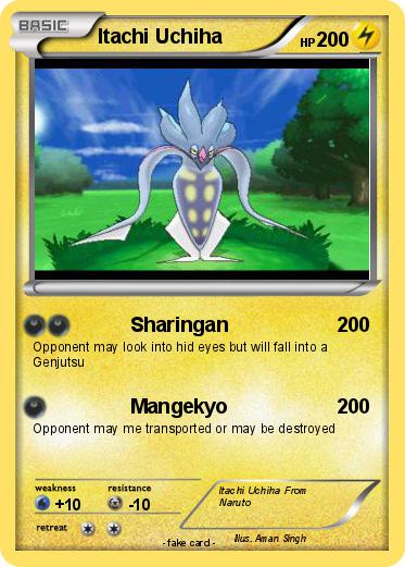 Pokemon Itachi Uchiha