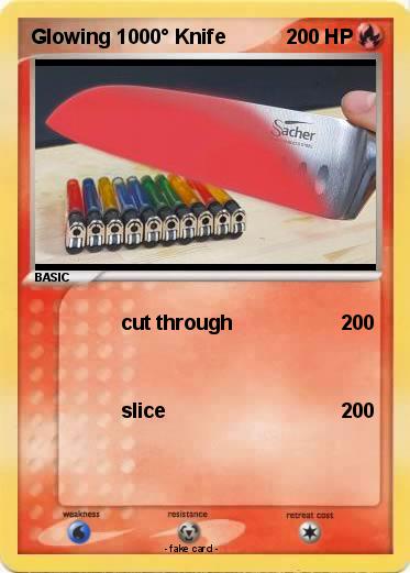 Pokemon Glowing 1000° Knife