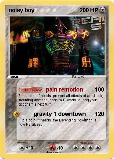 Pokemon noisy boy