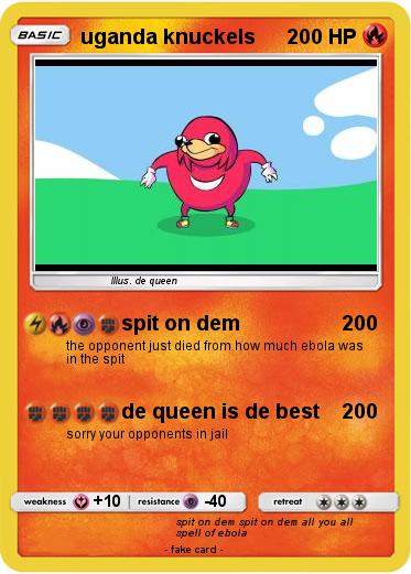 Pokemon uganda knuckels