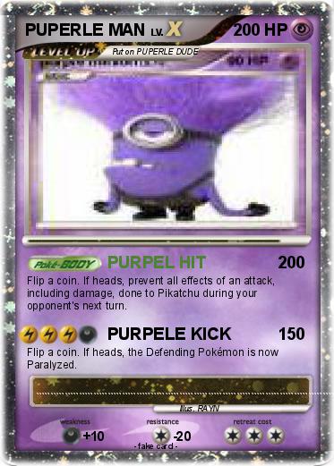 Pokemon PUPERLE MAN