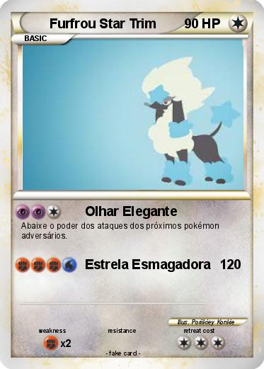 Pokemon Furfrou Star Trim
