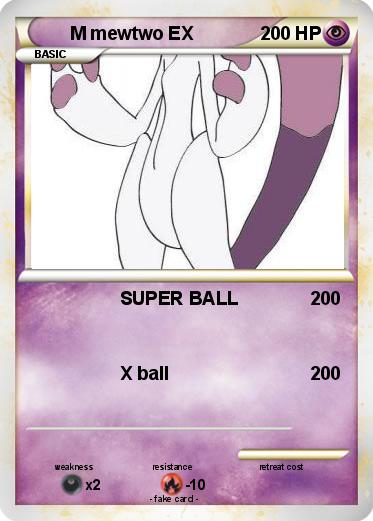 Pokemon M mewtwo EX