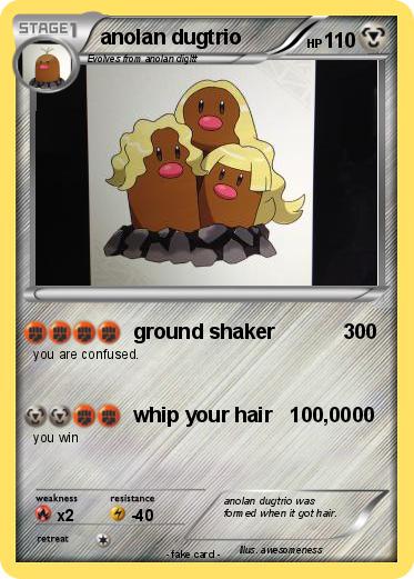 Pokemon anolan dugtrio