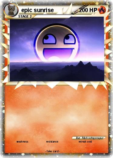 Pokemon epic sunrise