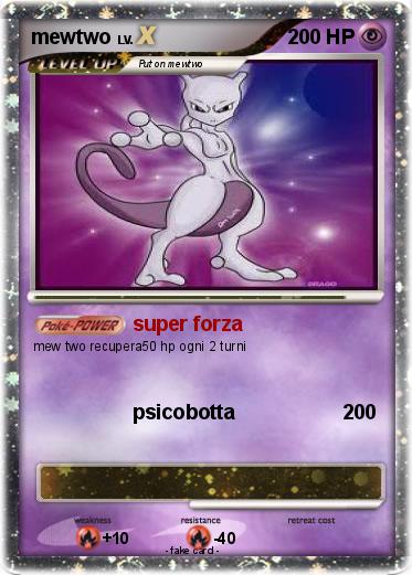 Pokemon mewtwo