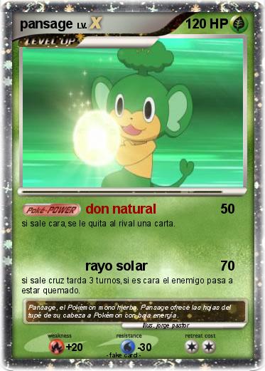 Pokemon pansage