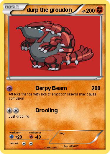 Pokemon durp the groudon
