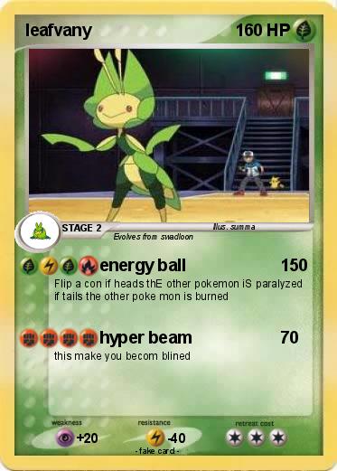Pokemon leafvany