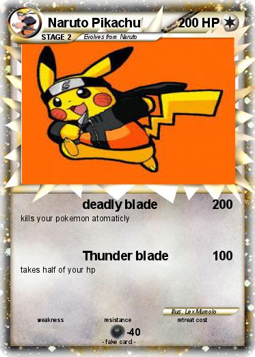 Pokemon Naruto Pikachu